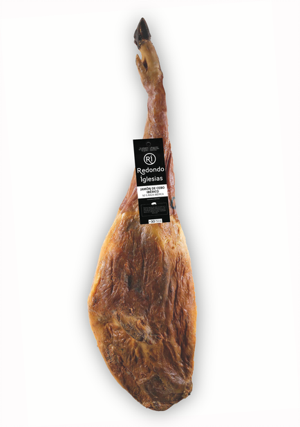 imagen jamón de cebo ibérico redondo iglesias